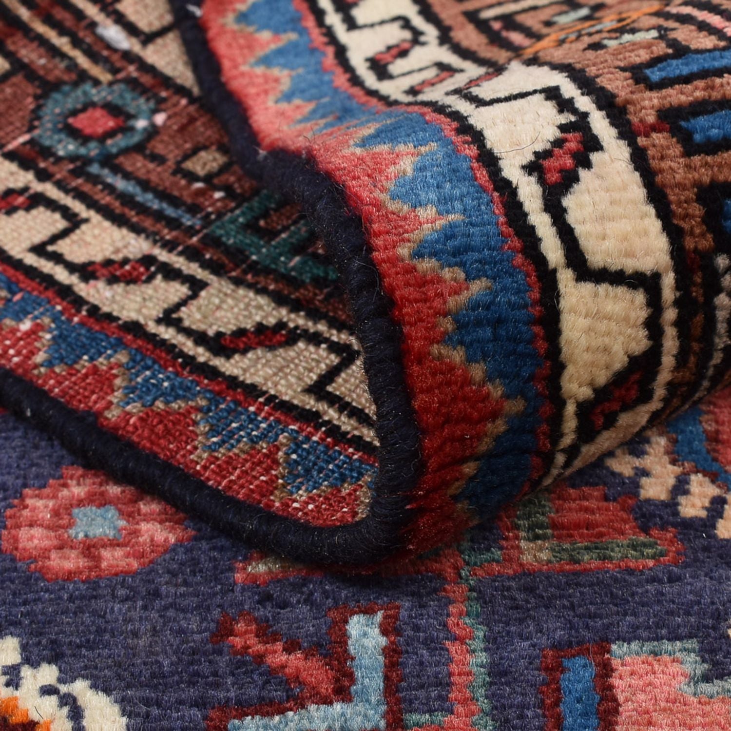 Perserteppich - Nomadic - 145 x 81 cm - mehrfarbig
