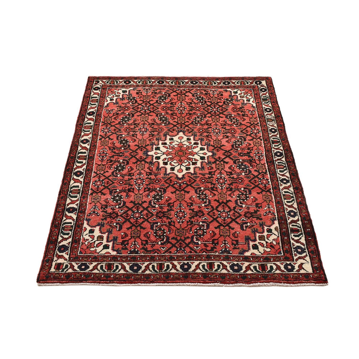 Perserteppich - Nomadic - 149 x 107 cm - hellrot
