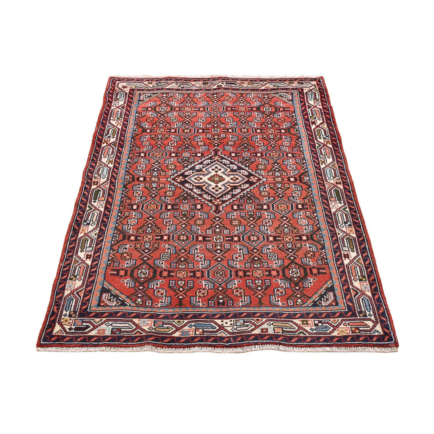 Perserteppich - Nomadic - 142 x 94 cm - rot