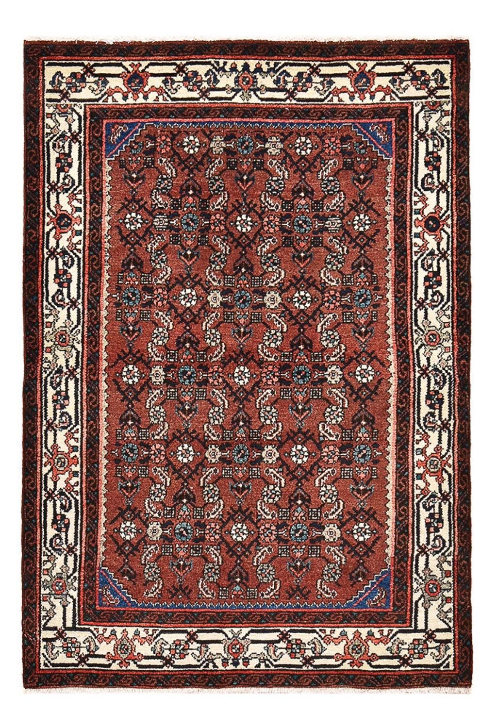 Perserteppich - Nomadic - 153 x 100 cm - mehrfarbig