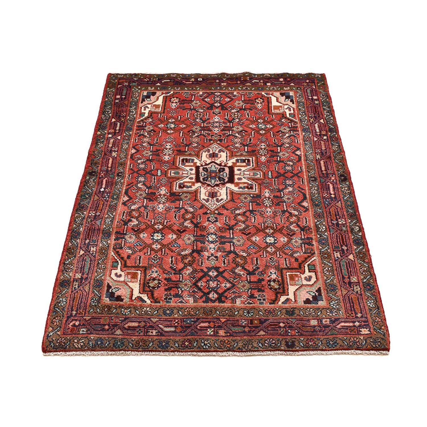 Perserteppich - Nomadic - 150 x 100 cm - hellrot