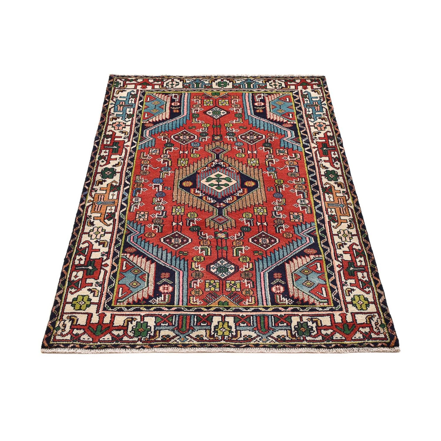 Perserteppich - Nomadic - 145 x 96 cm - rot