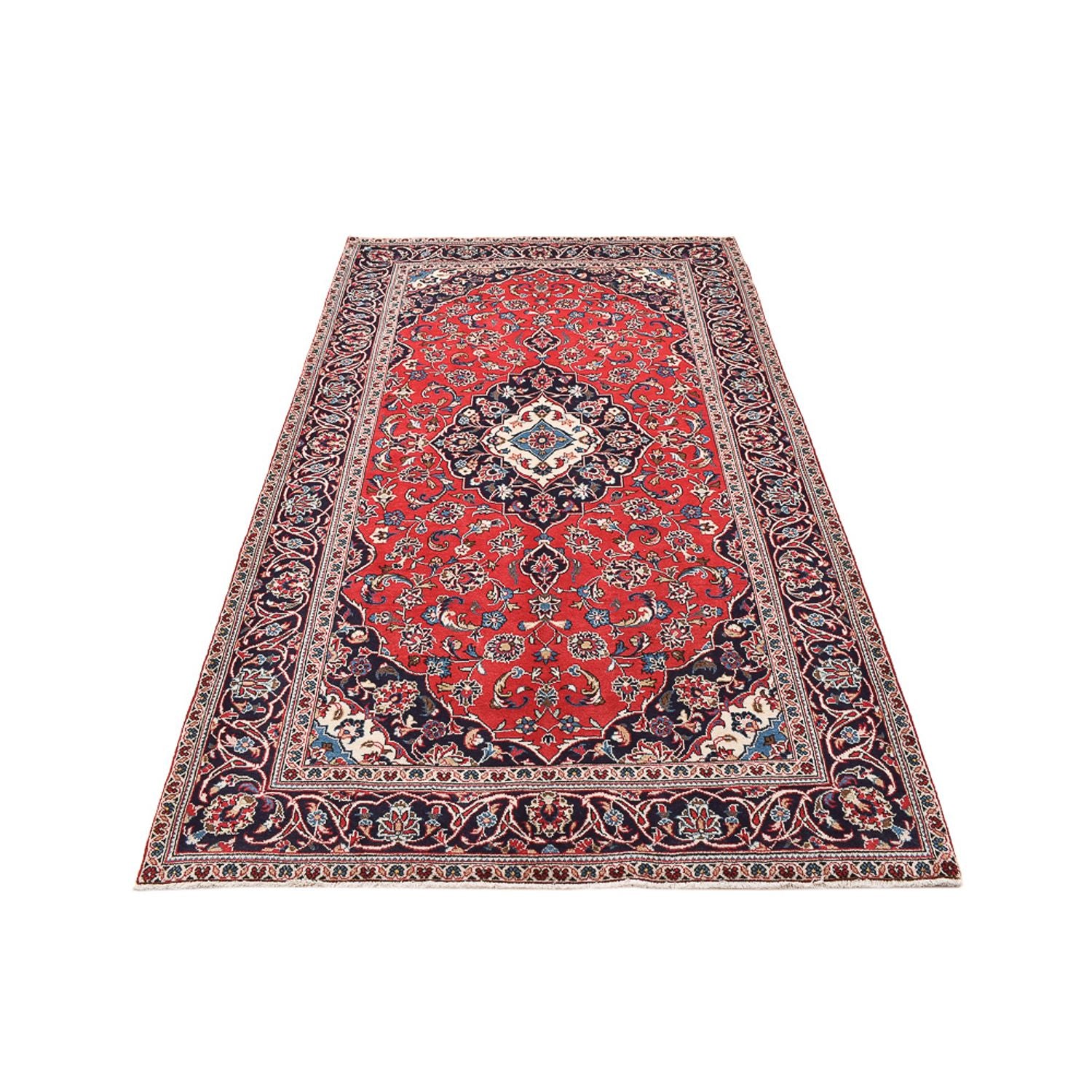 Perserteppich - Keshan - 253 x 144 cm - rot