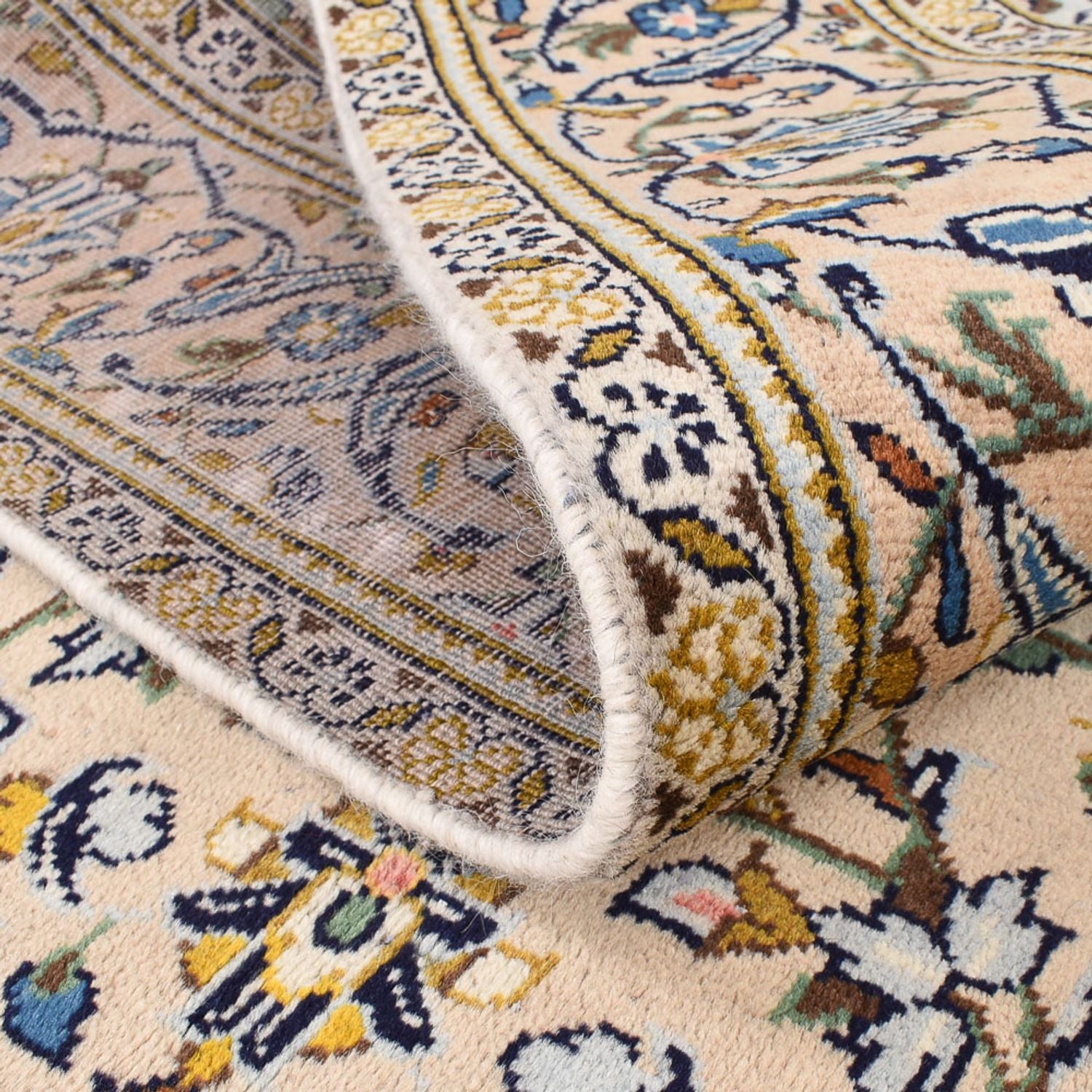 Perserteppich - Keshan - 264 x 145 cm - sand