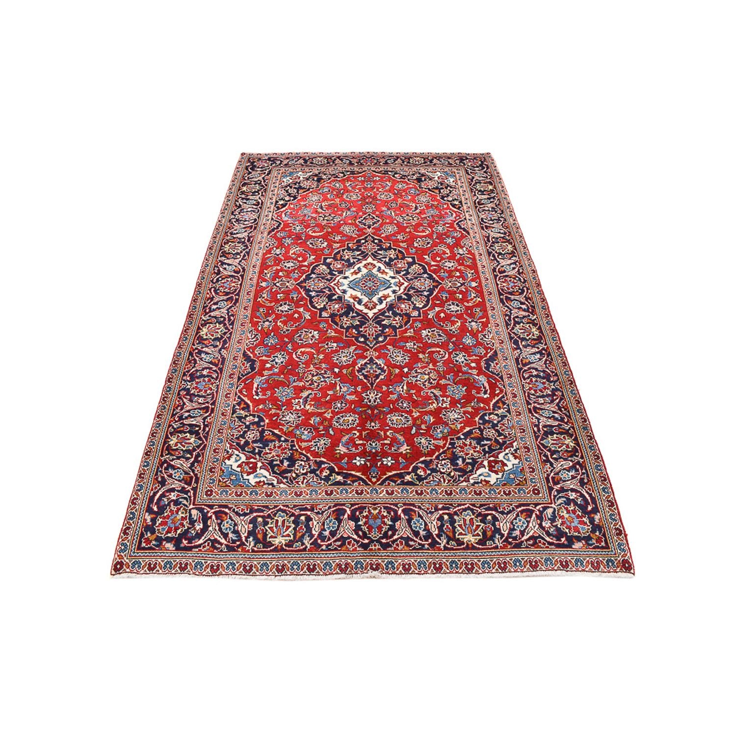 Perserteppich - Keshan - 255 x 151 cm - rot