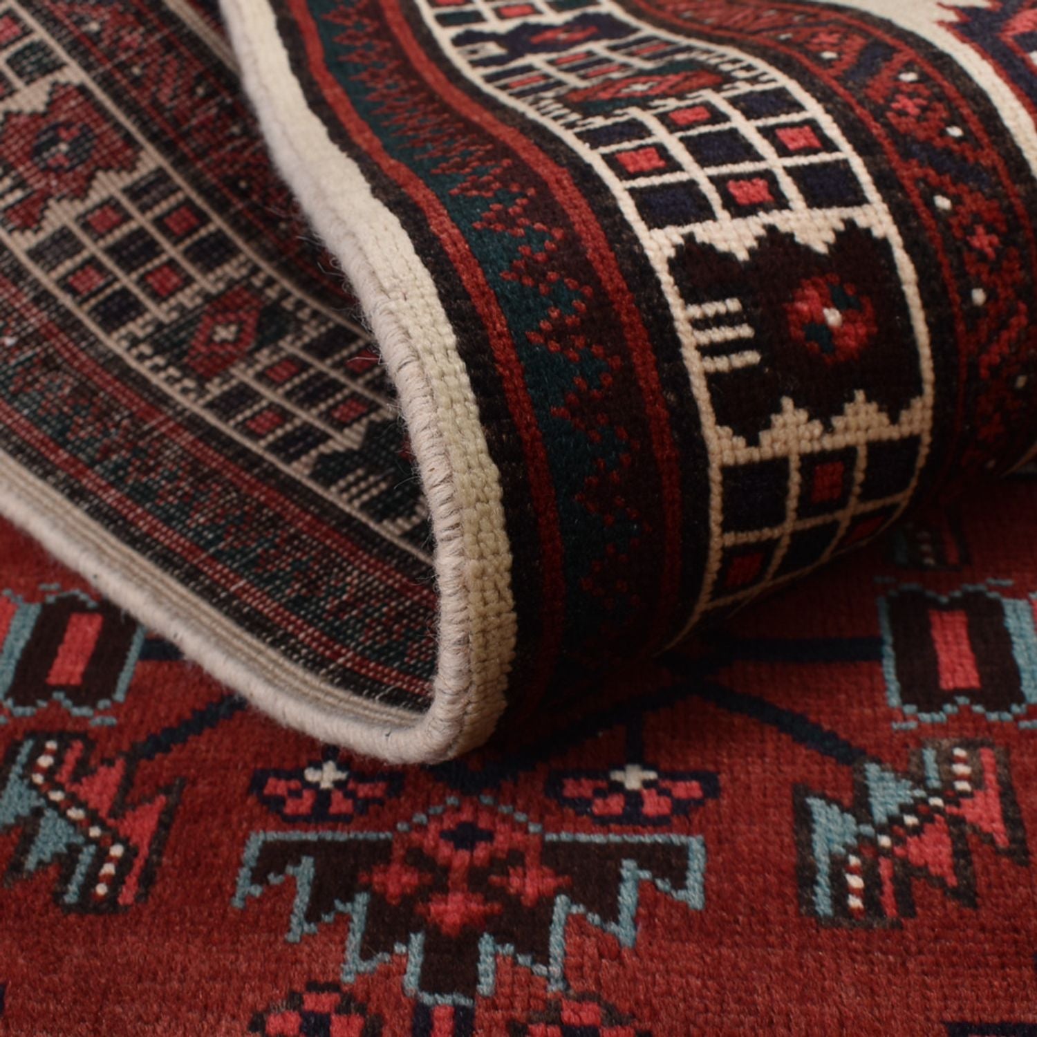Läufer Perser - Nomadic - 338 x 100 cm - rot