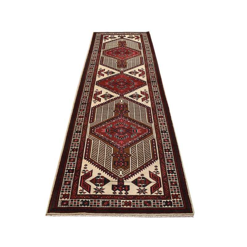 Läufer Perser - Nomadic - 338 x 100 cm - rot