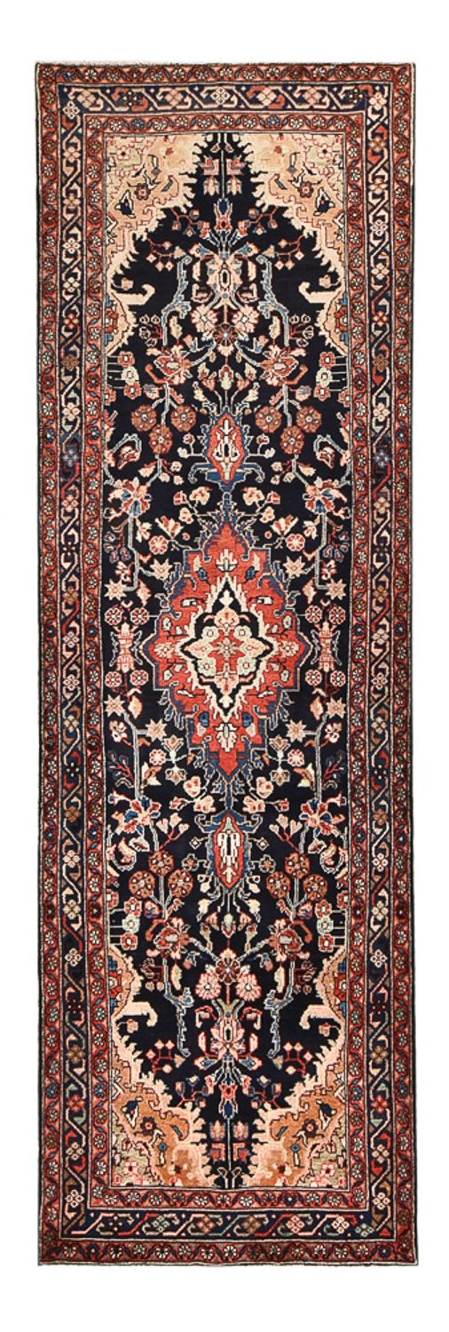 Läufer Perser - Nomadic - 322 x 102 cm - dunkelblau