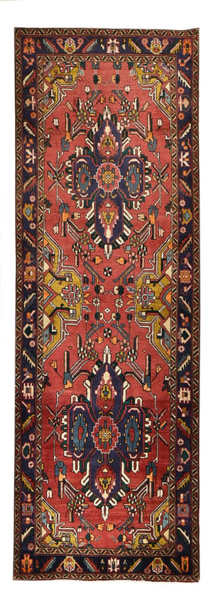 Läufer Perser - Täbriz - 338 x 112 cm - rot