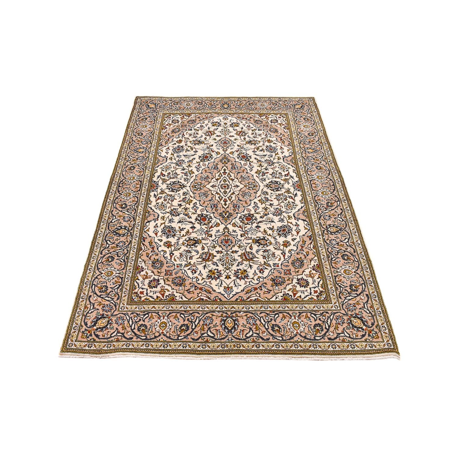 Perserteppich - Keshan - 212 x 135 cm - sand