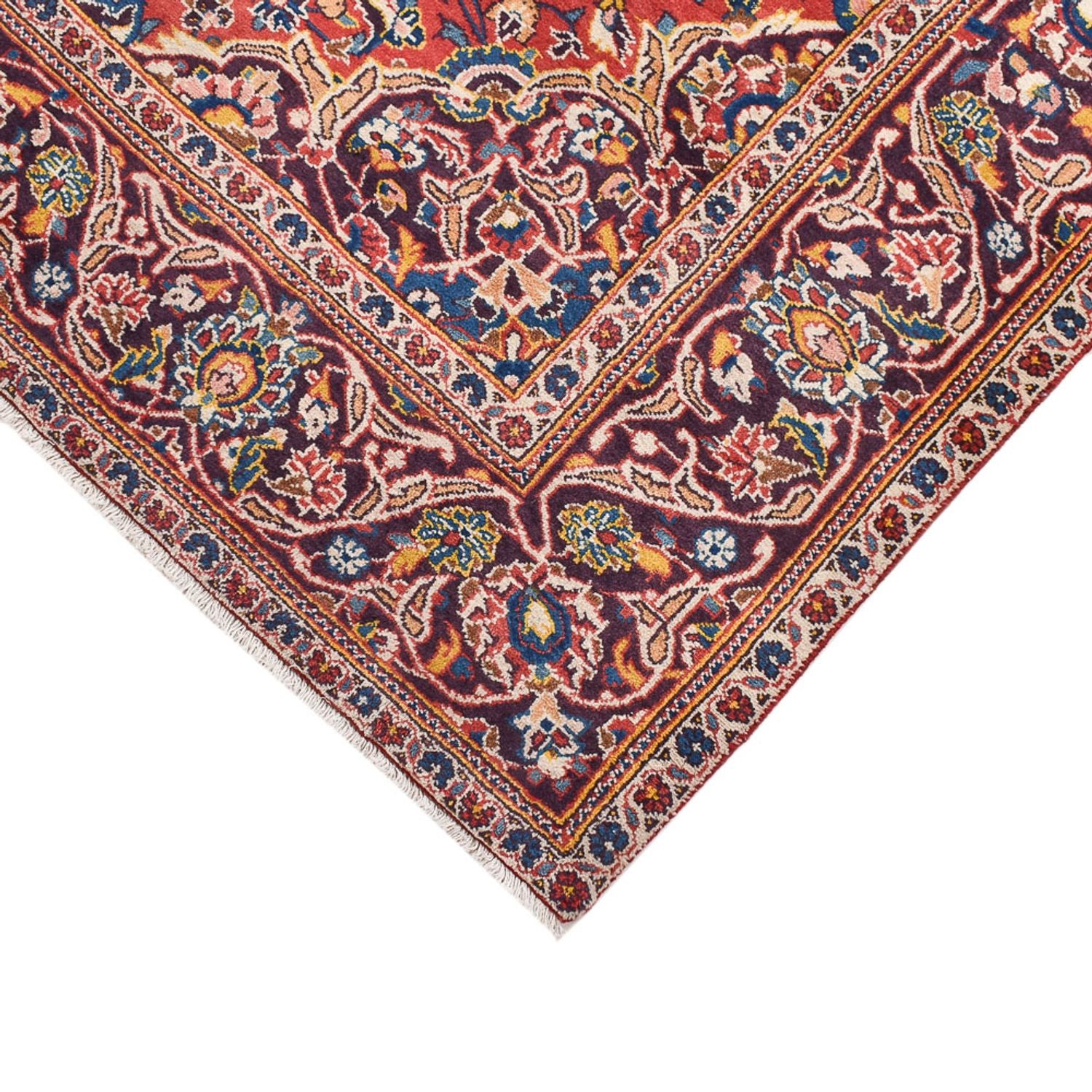 Perserteppich - Keshan - 220 x 136 cm - hellrot