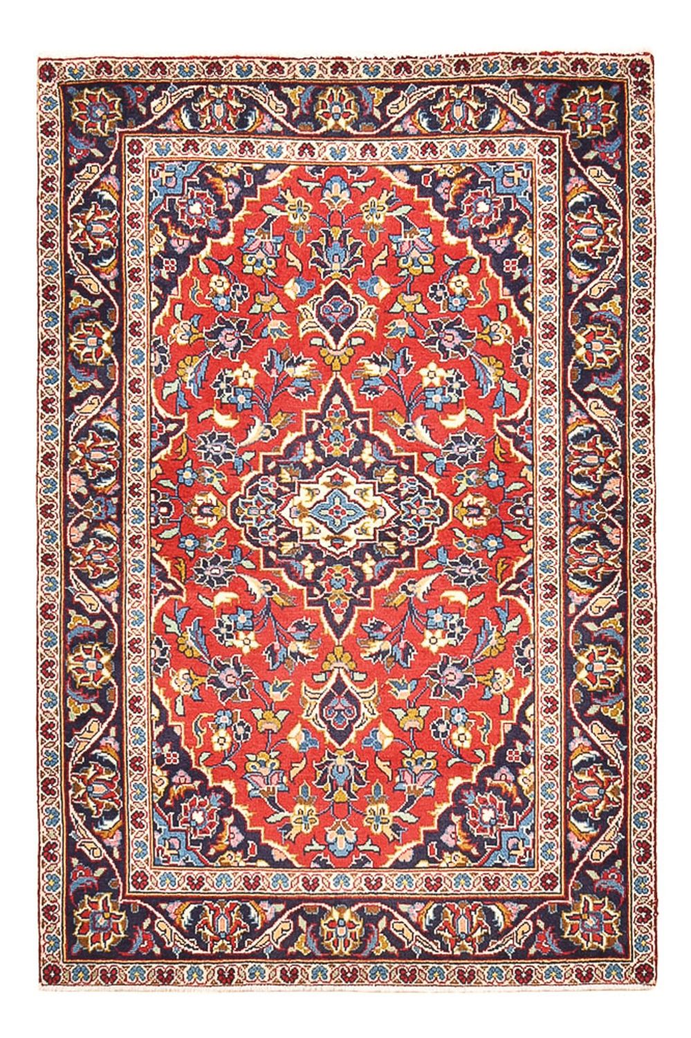 Perserteppich - Keshan - 147 x 97 cm - rot
