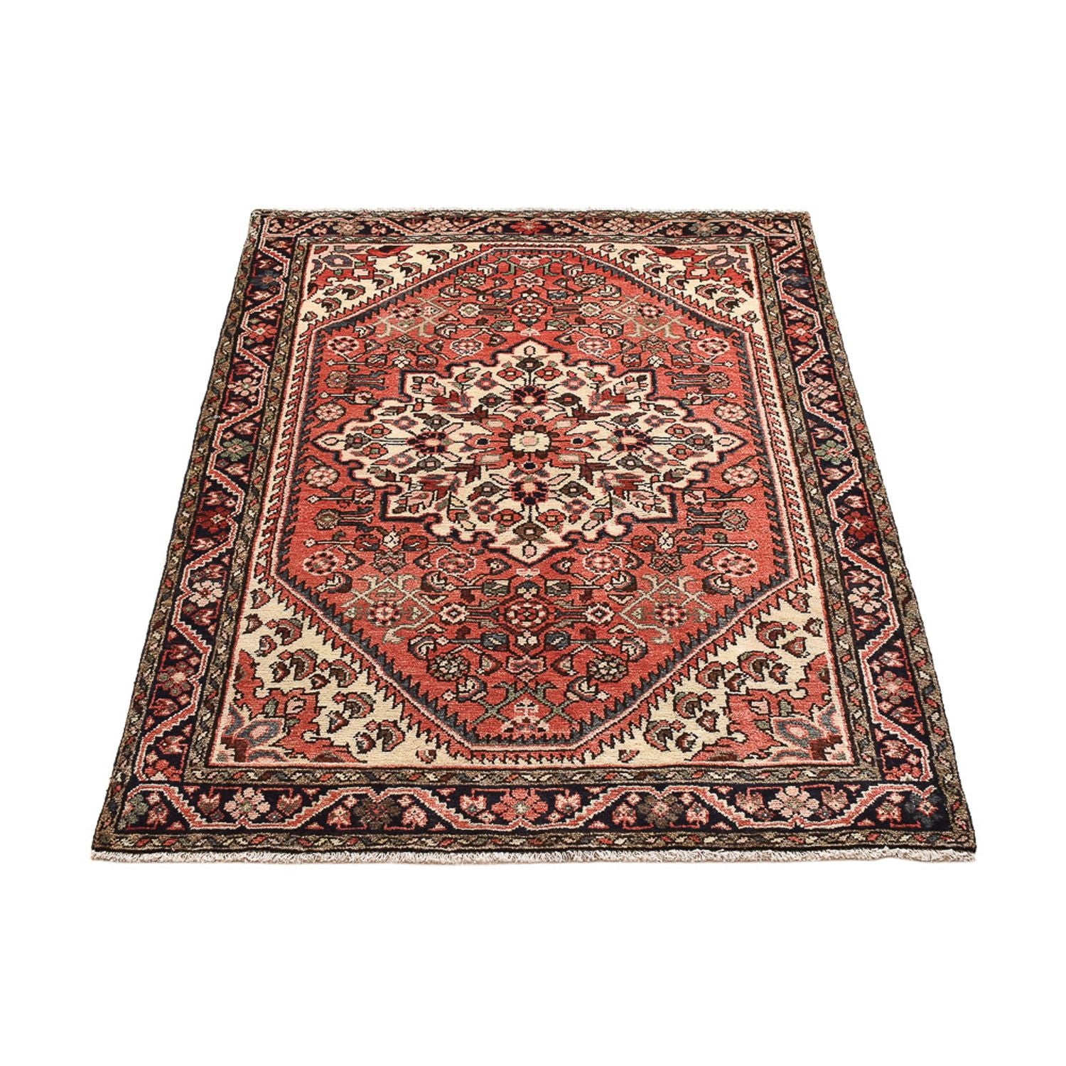 Perserteppich - Nomadic - 147 x 104 cm - hellrot