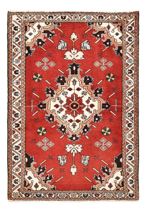 Perserteppich - Nomadic - 133 x 90 cm - rot