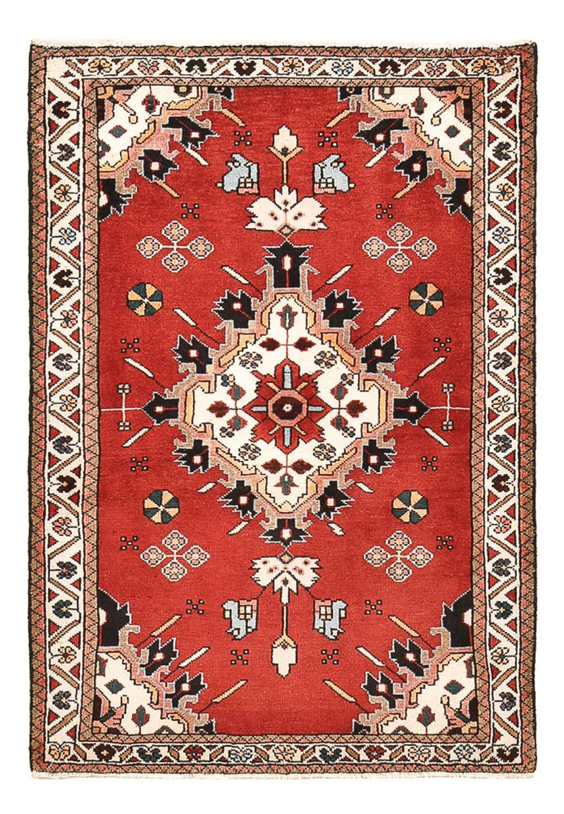 Perserteppich - Nomadic - 133 x 90 cm - rot
