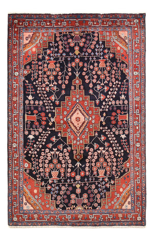 Perserteppich - Nomadic - 208 x 137 cm - dunkelblau