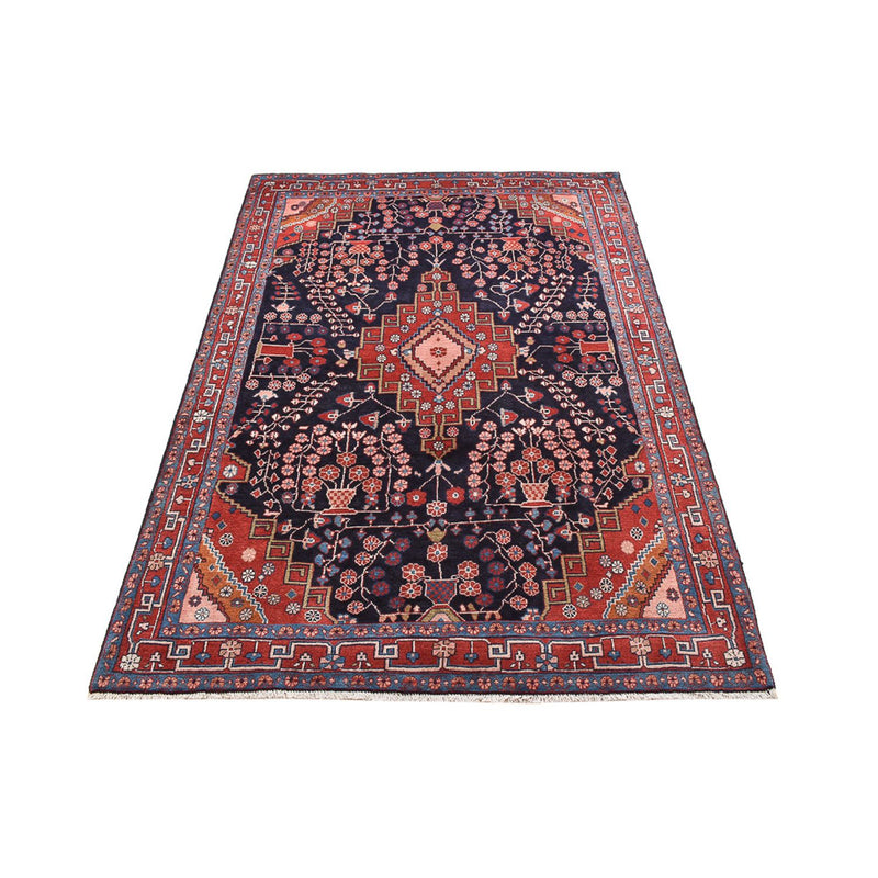 Perserteppich - Nomadic - 208 x 137 cm - dunkelblau