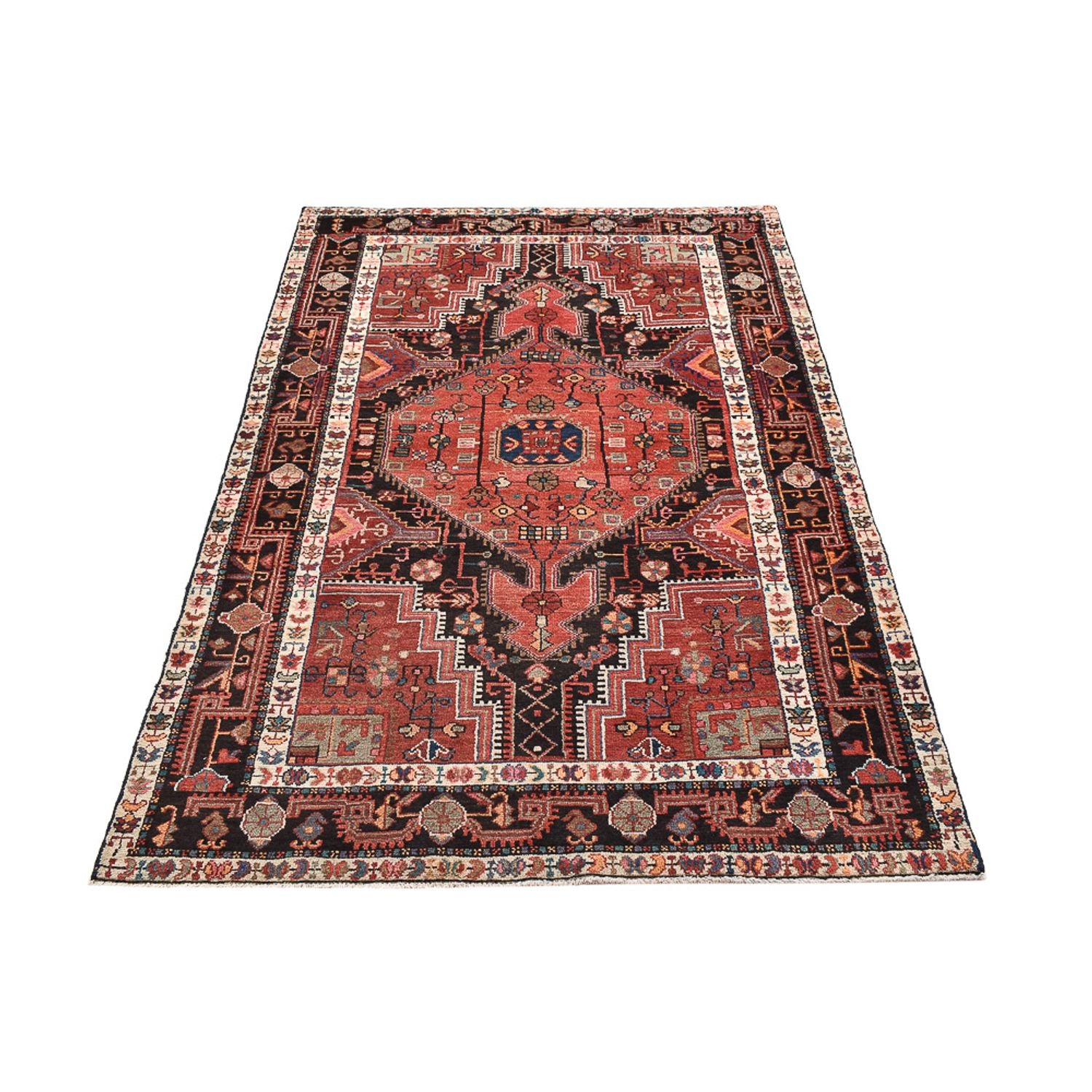 Perserteppich - Nomadic - 198 x 129 cm - hellrot