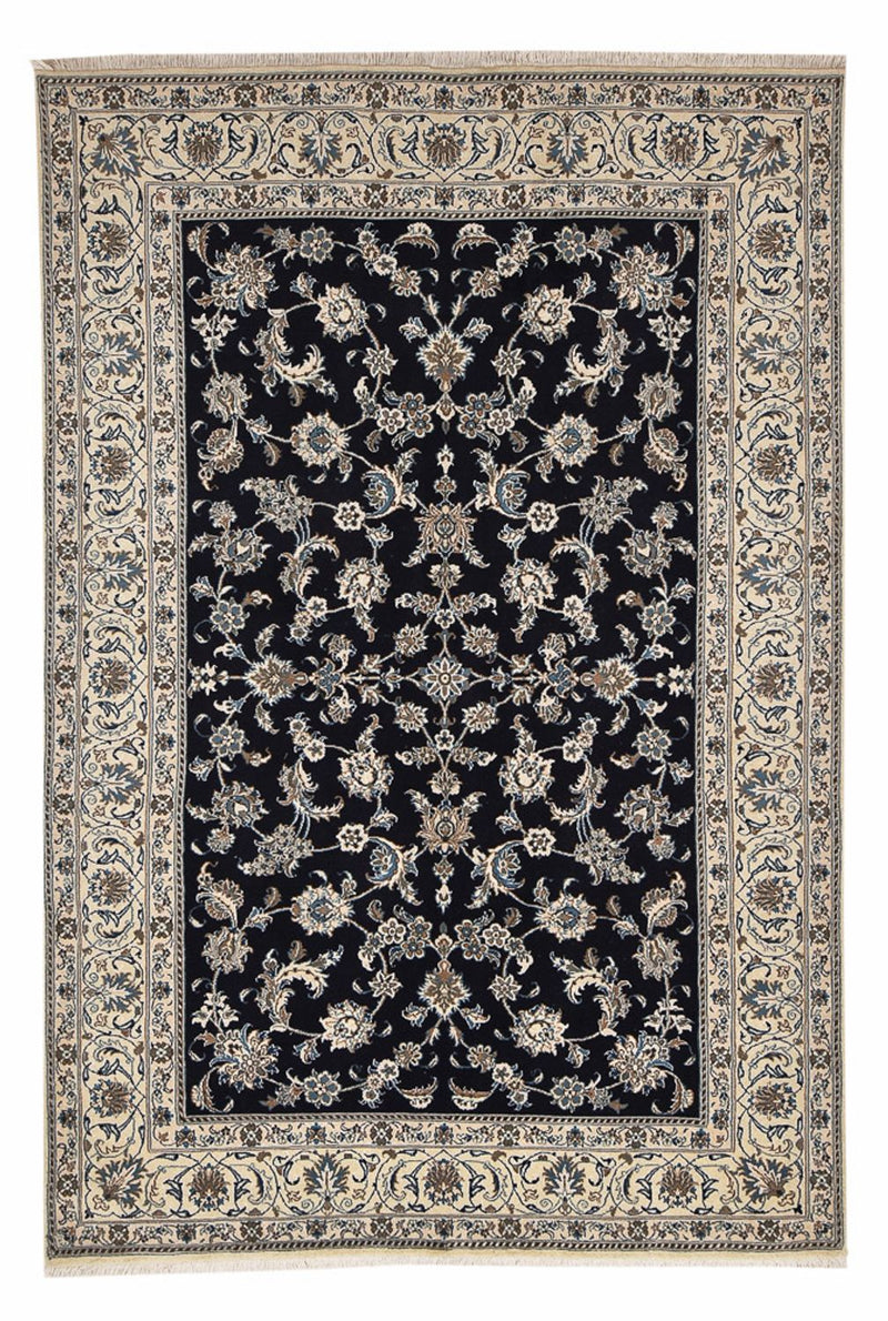 Perserteppich - Nain - 290 x 193 cm - dunkelblau