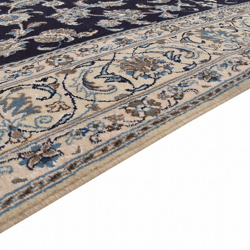 Perserteppich - Nain - 290 x 193 cm - dunkelblau