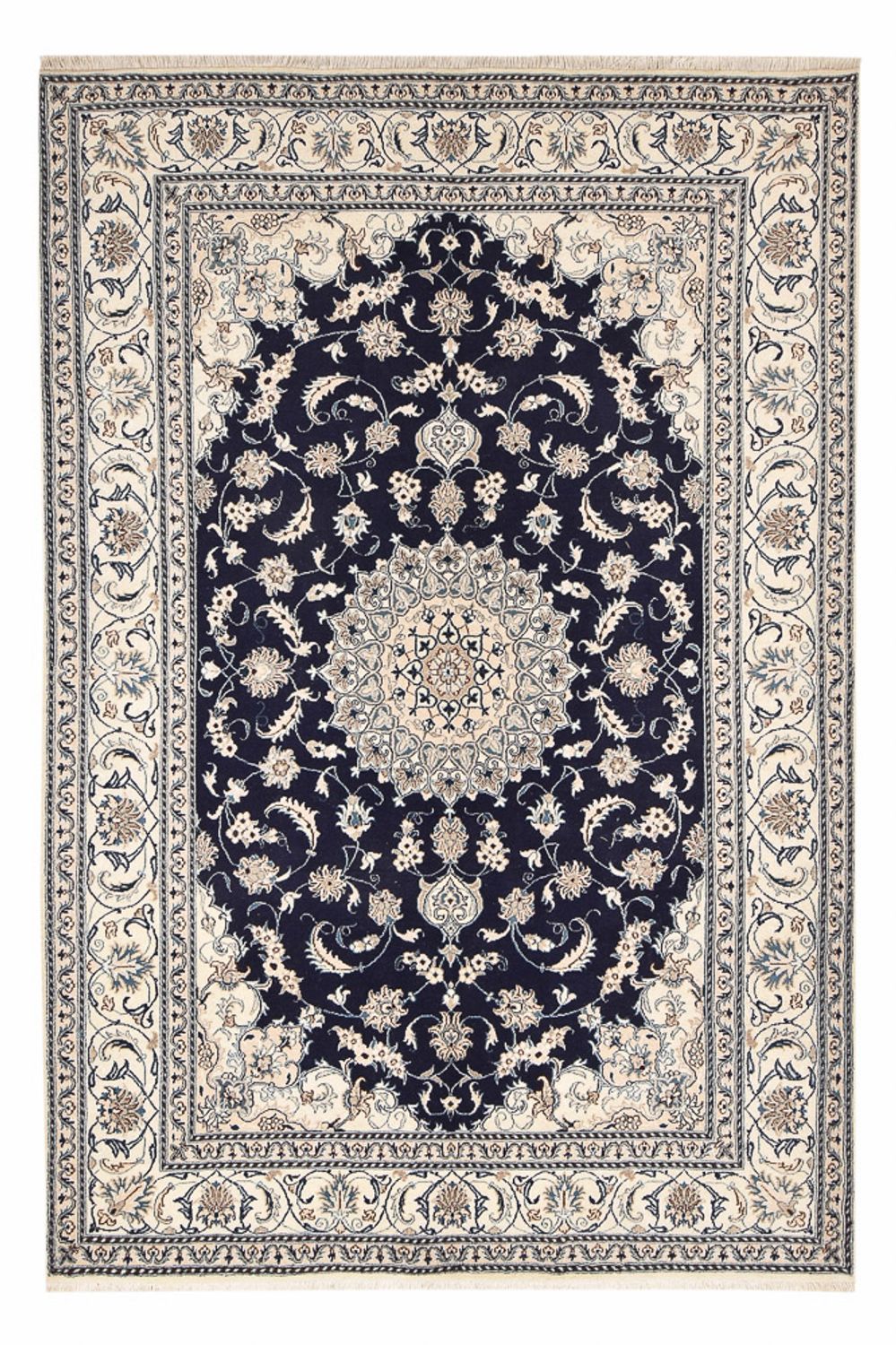 Perserteppich - Nain - 295 x 195 cm - dunkelblau