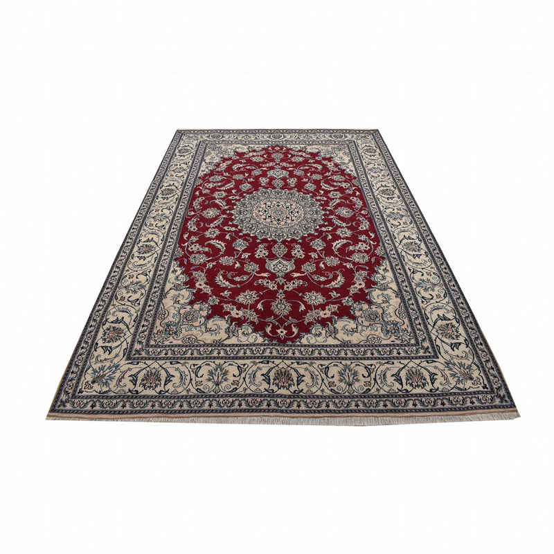 Perserteppich - Nain - 297 x 203 cm - rot