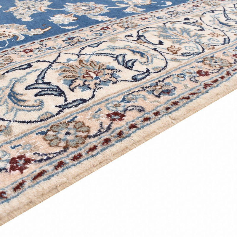 Perserteppich - Nain - 300 x 196 cm - petrolblau