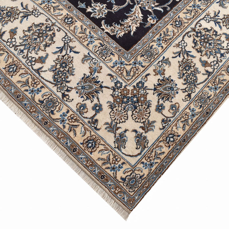 Perserteppich - Nain quadratisch  - 293 x 281 cm - dunkelblau