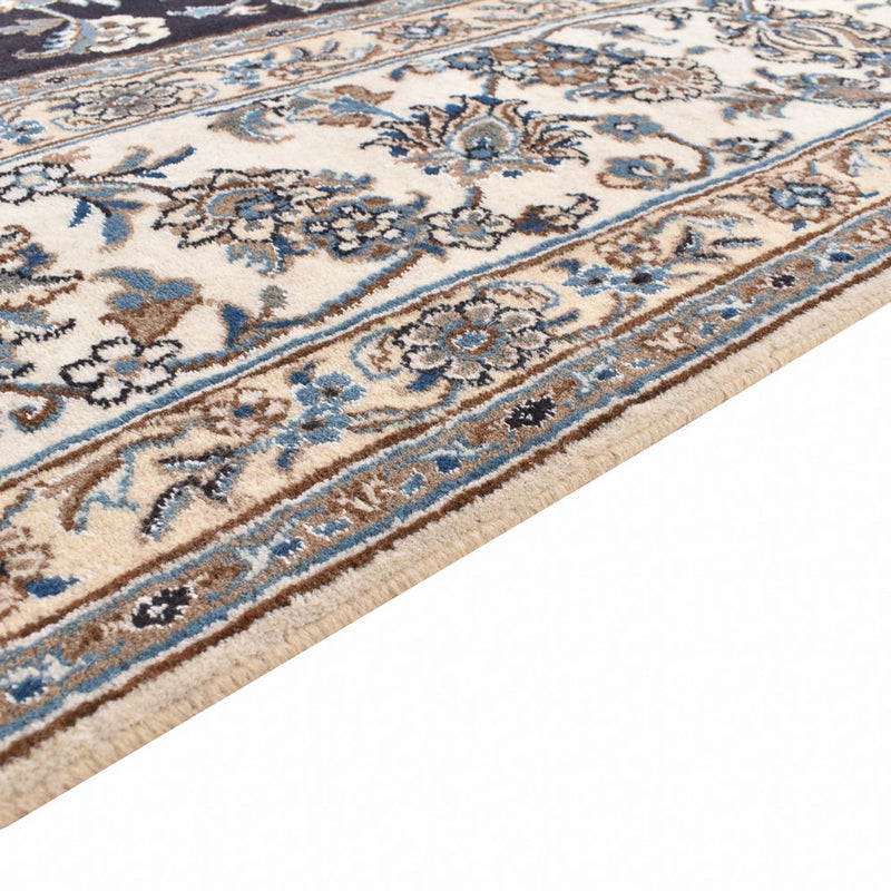 Perserteppich - Nain quadratisch  - 293 x 281 cm - dunkelblau