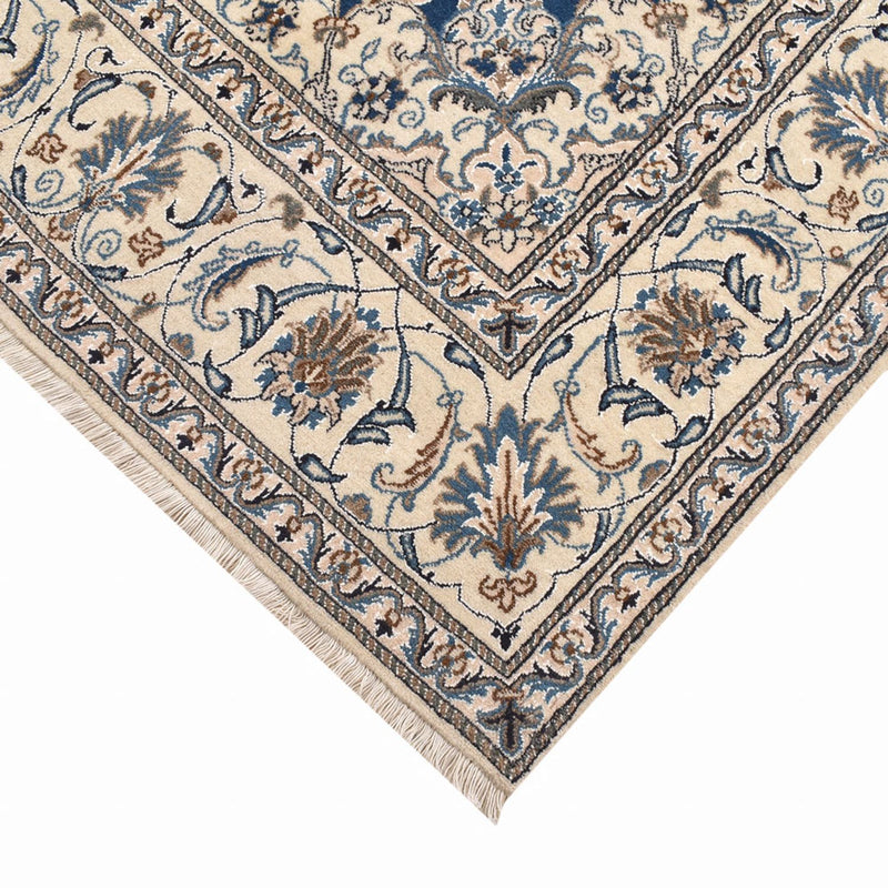 Perserteppich - Nain quadratisch  - 202 x 195 cm - blau