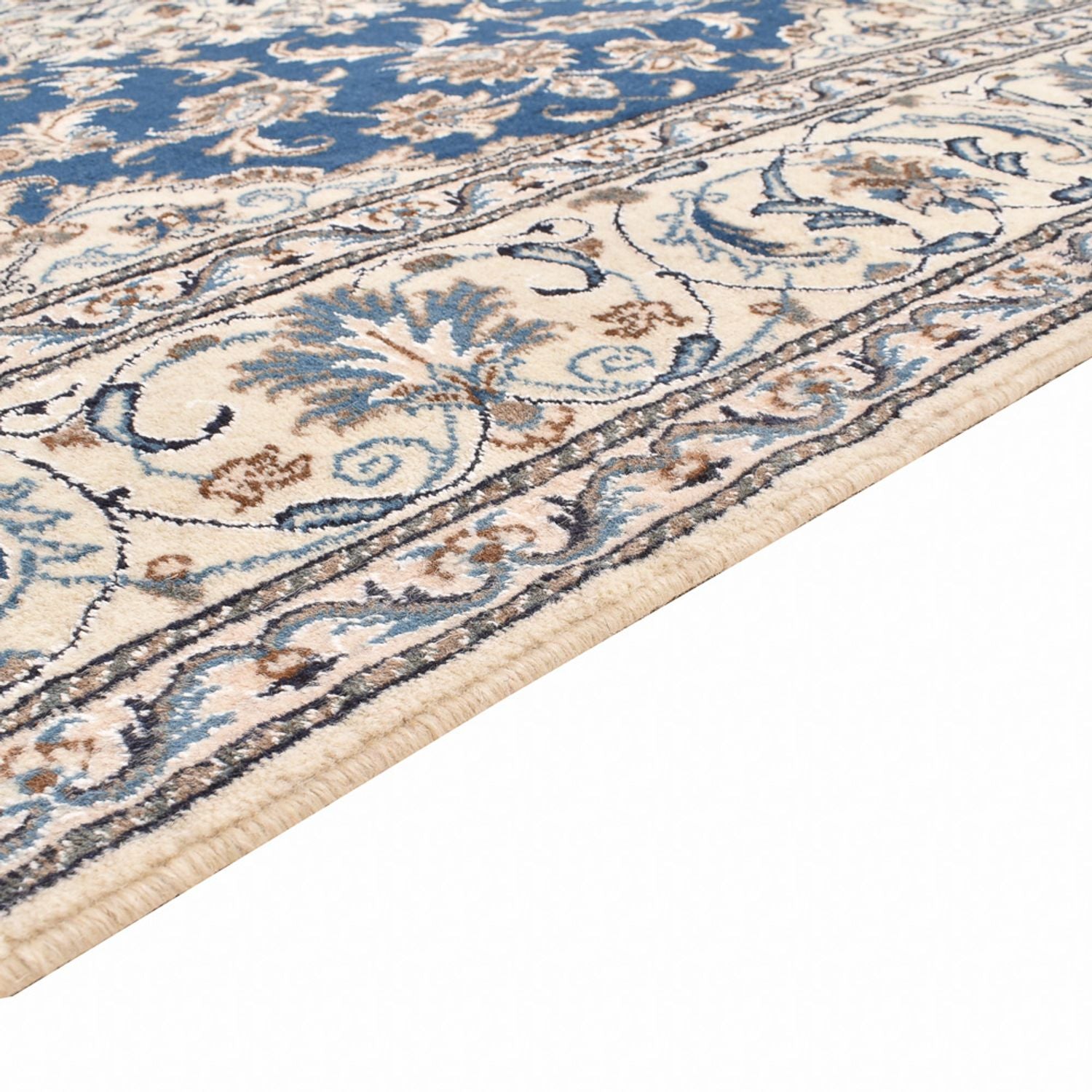 Perserteppich - Nain quadratisch  - 202 x 195 cm - blau