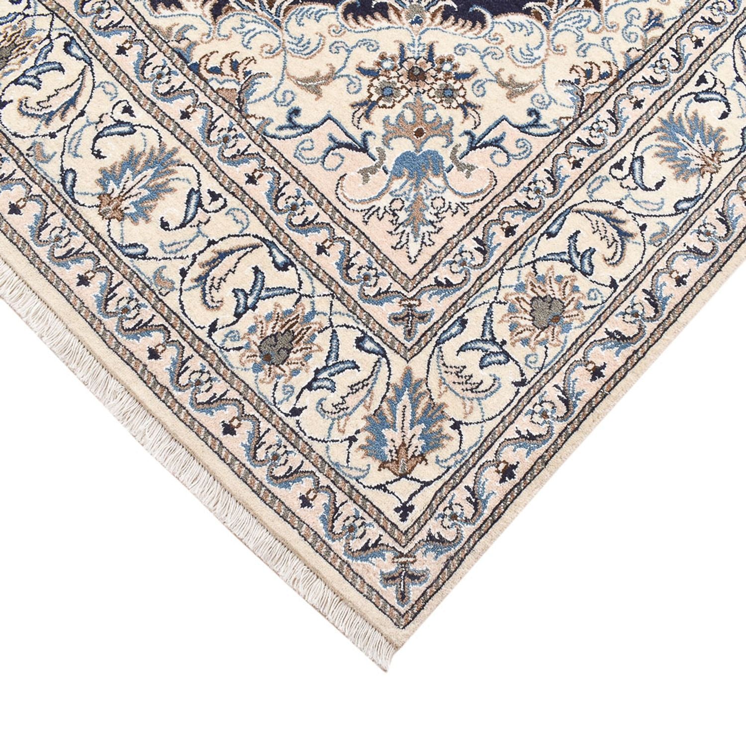Perserteppich - Nain - 239 x 165 cm - dunkelblau