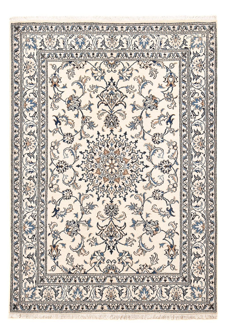 Perserteppich - Nain - 203 x 145 cm - hellgrau