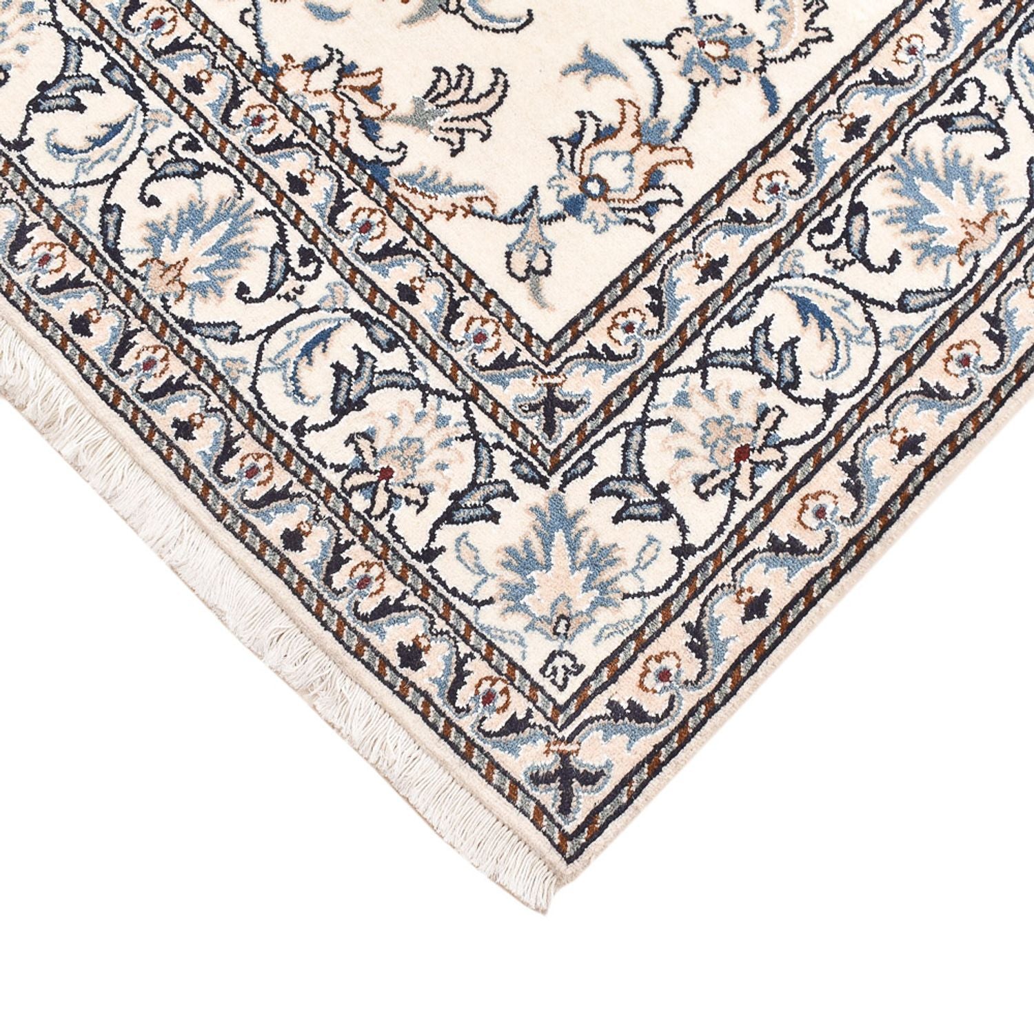 Perserteppich - Nain - 198 x 143 cm - hellbeige