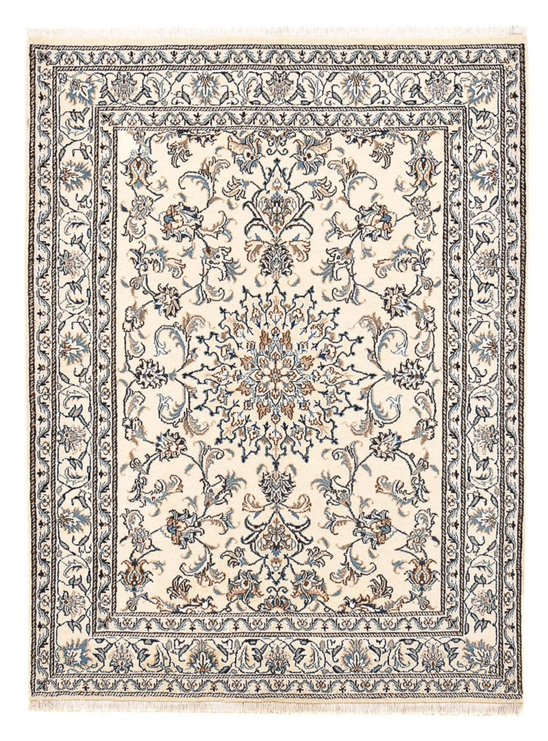 Perserteppich - Nain - 195 x 147 cm - hellbeige