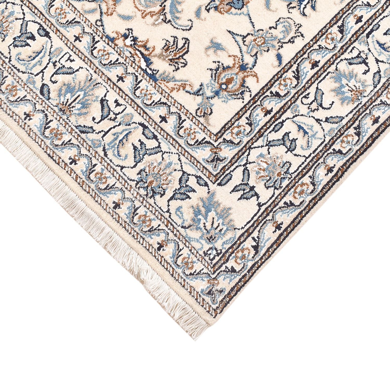 Perserteppich - Nain - 195 x 147 cm - hellbeige