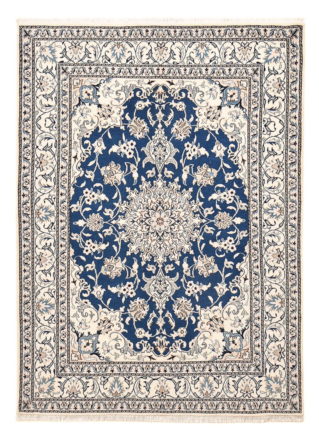 Perserteppich - Nain - 205 x 149 cm - blau