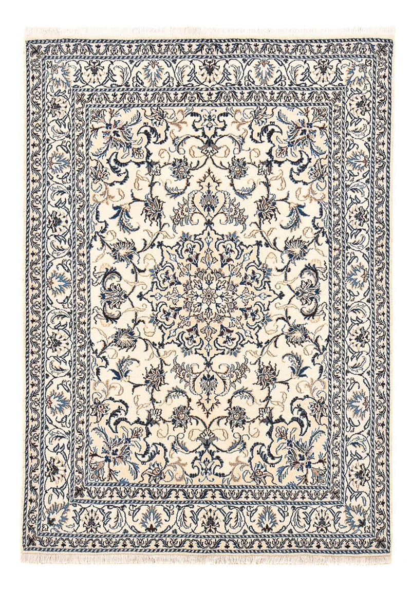 Perserteppich - Nain - 201 x 145 cm - hellbeige