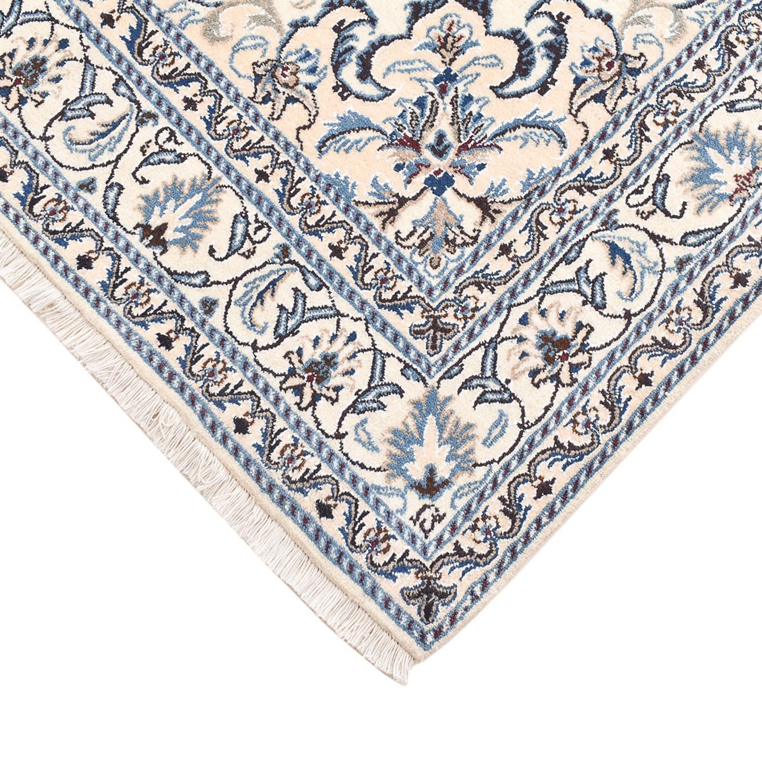 Perserteppich - Nain - 201 x 145 cm - hellbeige