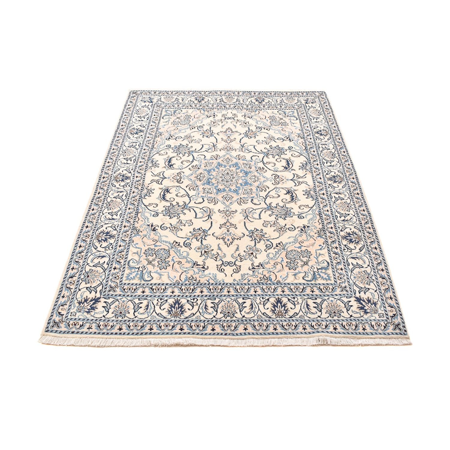 Perserteppich - Nain - 203 x 148 cm - hellbeige