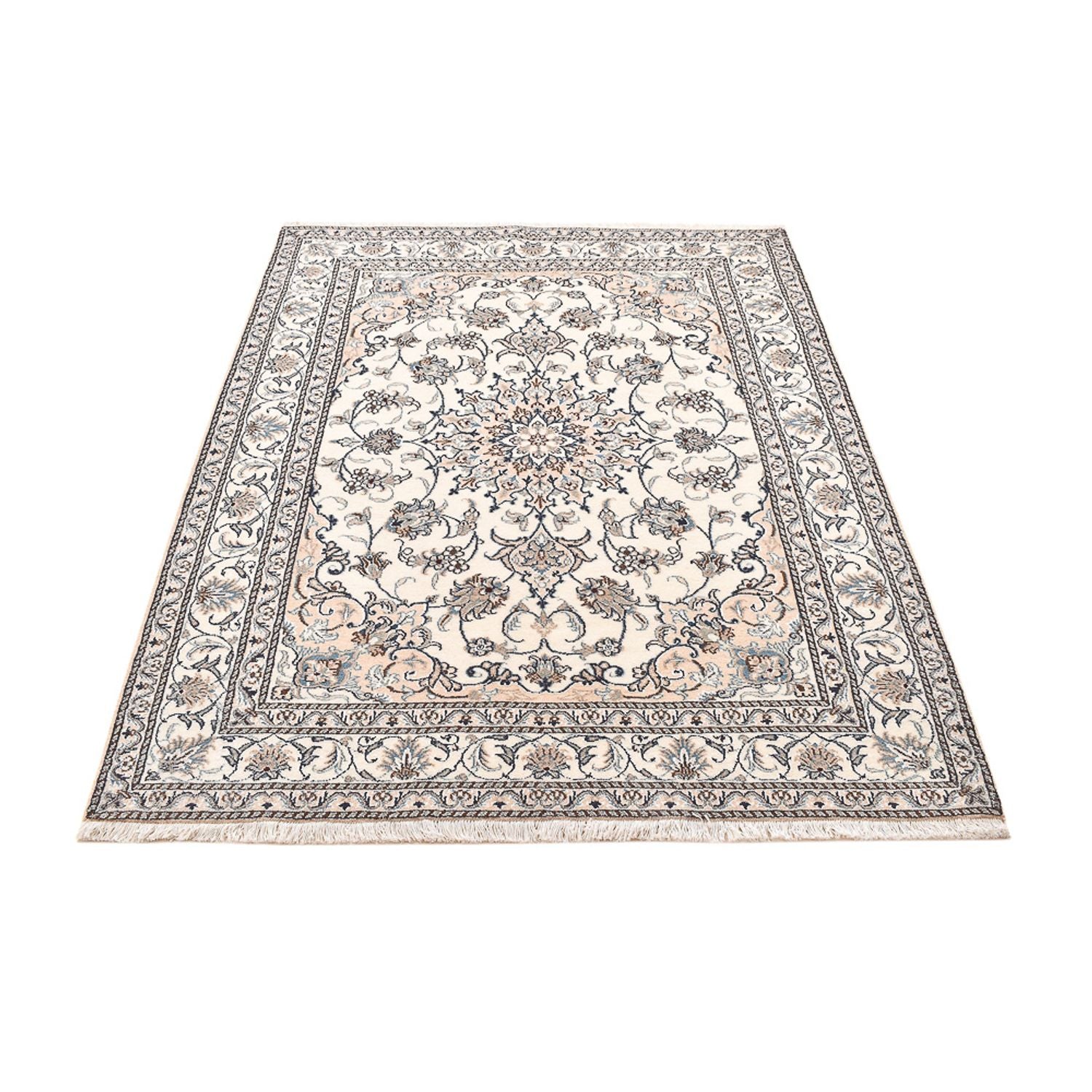 Perserteppich - Nain - 200 x 150 cm - hellbeige