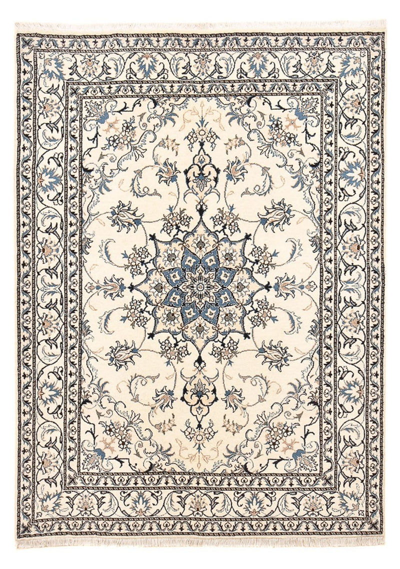 Perserteppich - Nain - 204 x 151 cm - hellbeige