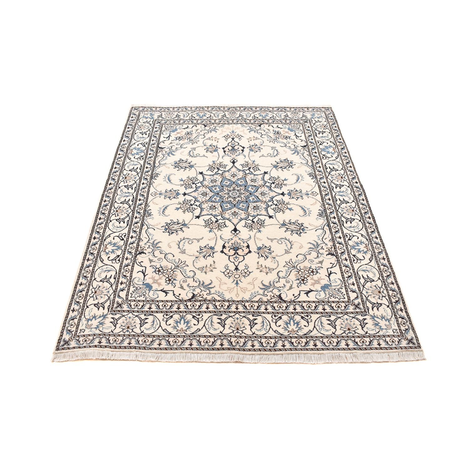 Perserteppich - Nain - 204 x 151 cm - hellbeige