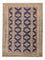 Turkaman Teppich - 136 x 101 cm - dunkelblau