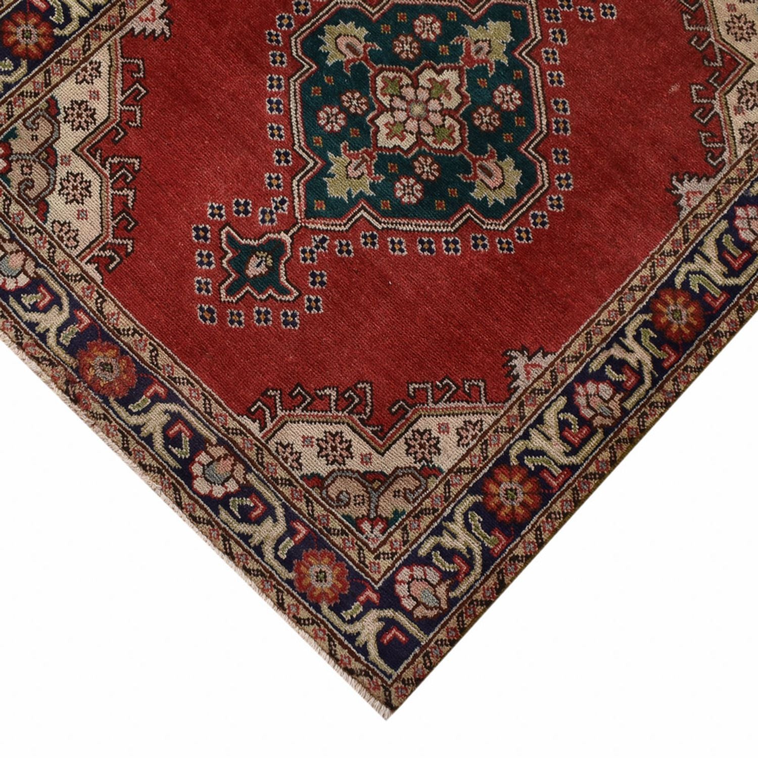 Läufer Perser - Täbriz - 340 x 96 cm - rot