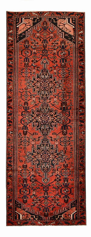 Läufer Perser - Bidjar - 288 x 104 cm - rot
