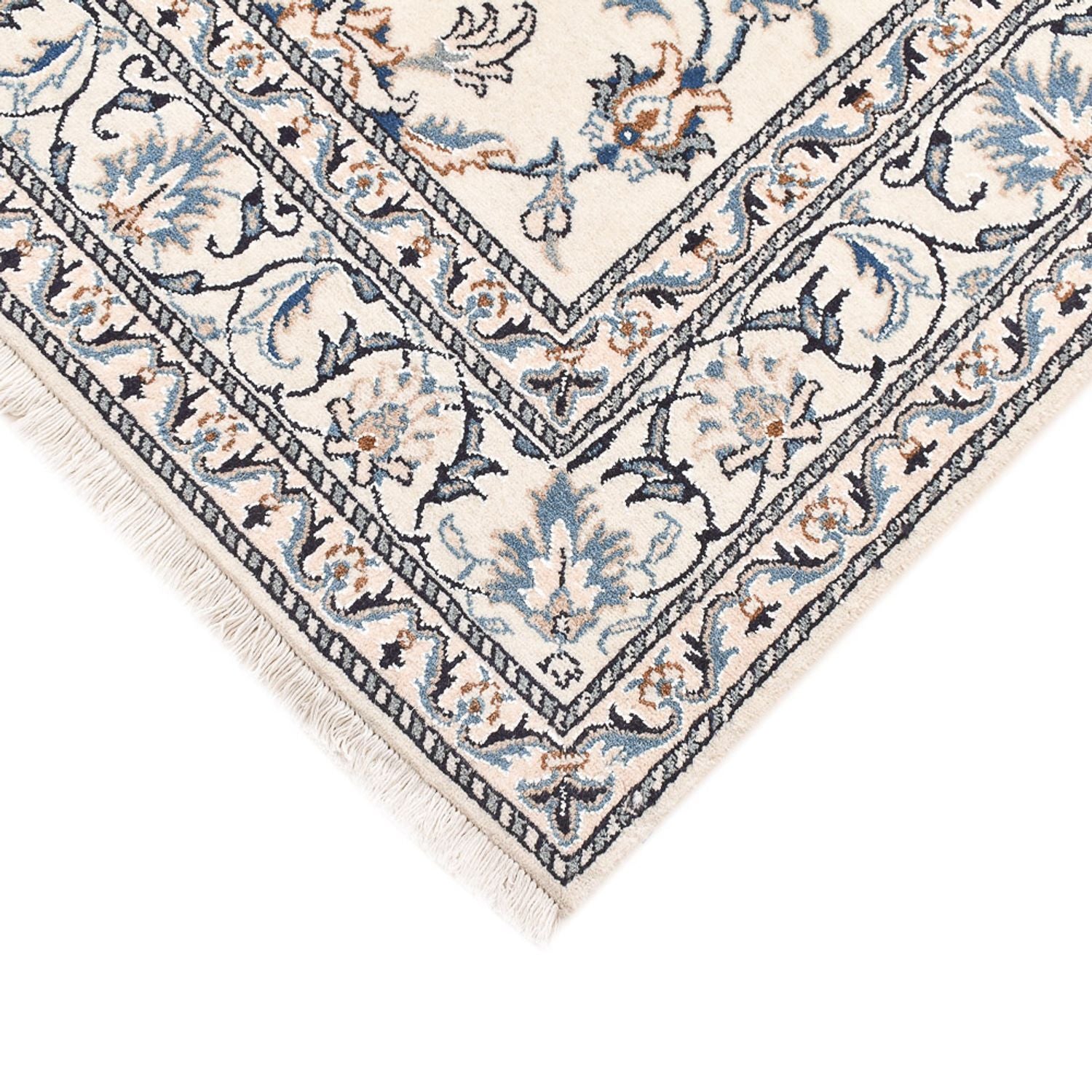 Perserteppich - Nain - 200 x 144 cm - hellbeige