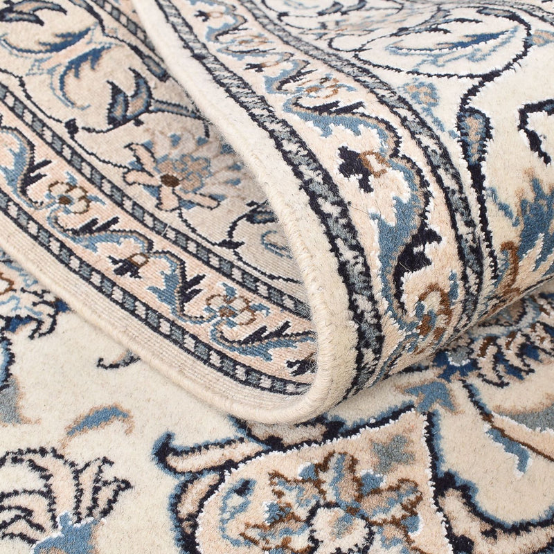 Perserteppich - Nain - 200 x 144 cm - hellbeige