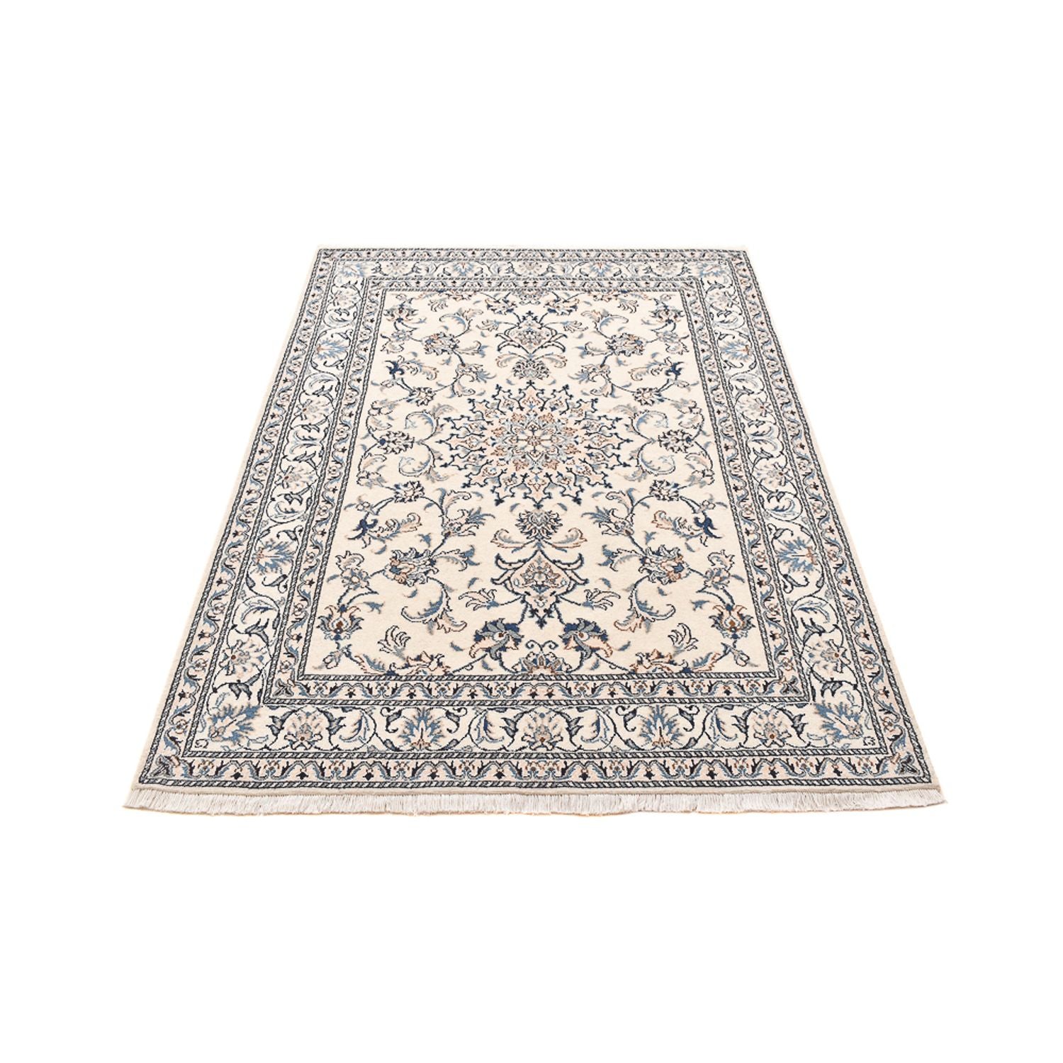 Perserteppich - Nain - 200 x 144 cm - hellbeige