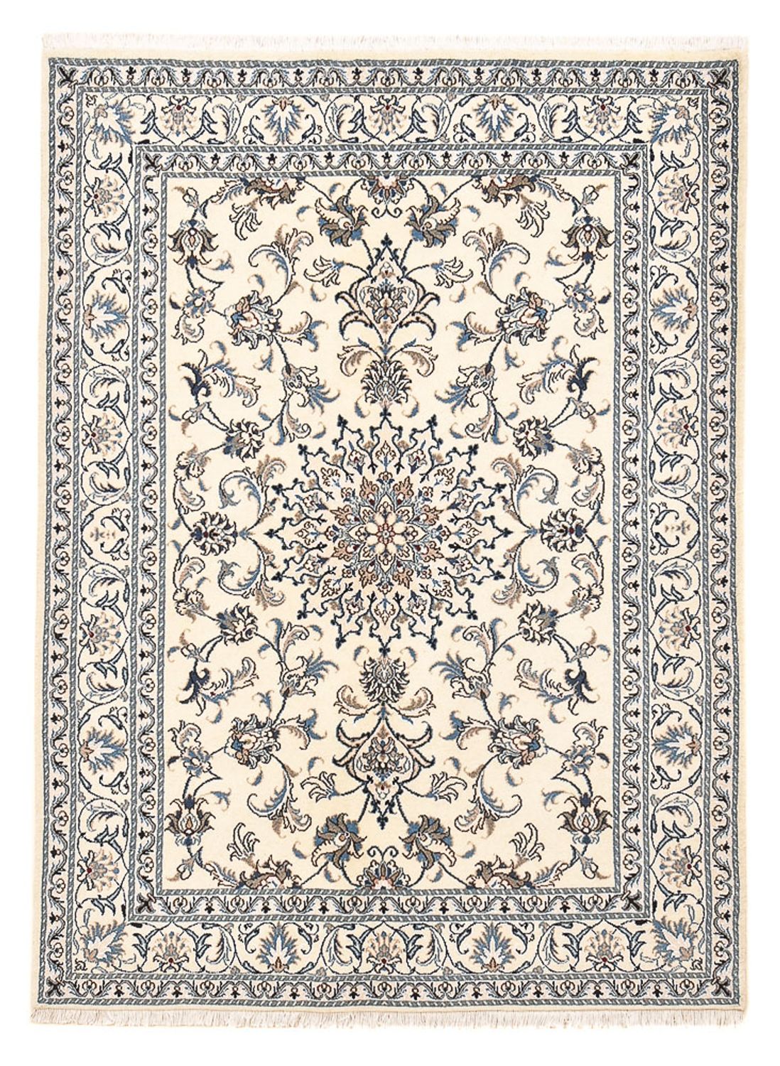 Perserteppich - Nain - 195 x 150 cm - hellbeige